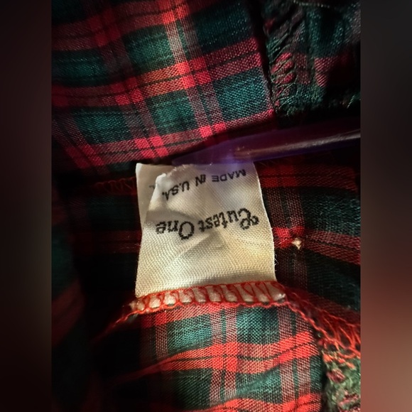 Vintage Christmas Plaid Dress set - Picture 5 of 5
